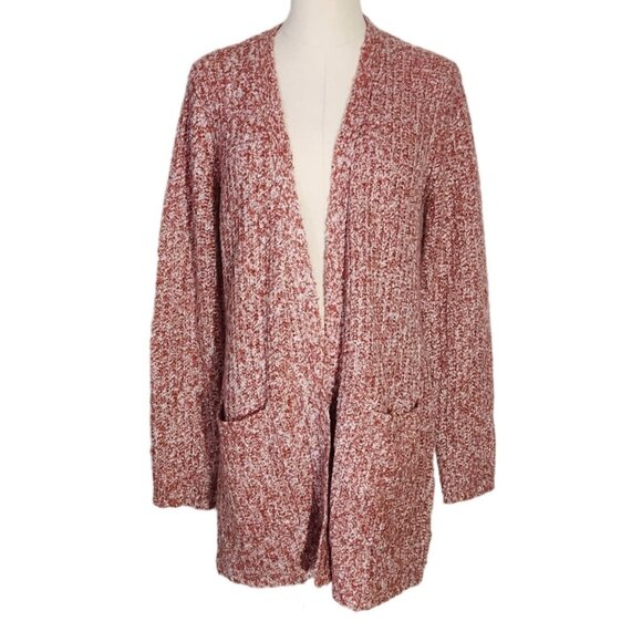 BB Dakota Steve Madden Odetta Open Cardigan Rust New With Tags Women's Size S - Picture 5 of 15